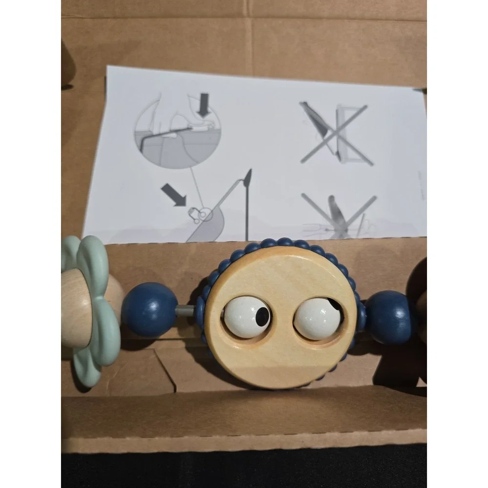 BabyBjörn Baby Bjorn Googly Eyes Pastel Accessory Toy Bar for Bouncer Open Box